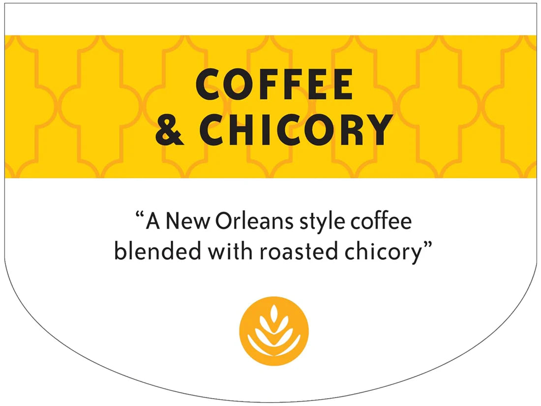 Coffee and Chicory Blend 16 Ounce, Medium Dark Roast Ground Coffee, Vacuum Sealed16 Ounce Bag (Pack of 1)