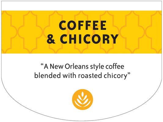 Coffee and Chicory Blend 16 Ounce, Medium Dark Roast Ground Coffee, Vacuum Sealed16 Ounce Bag (Pack of 1)