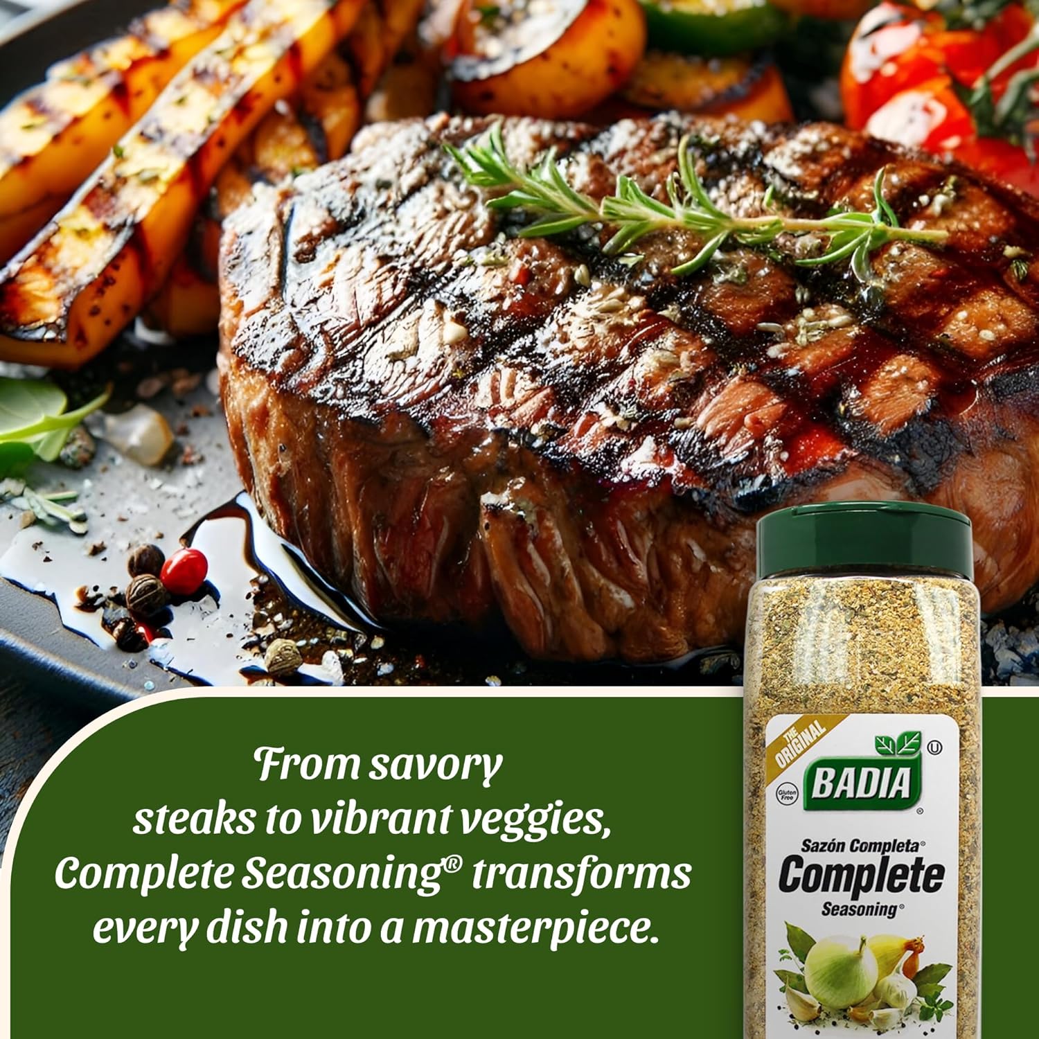 Elevate Your Cooking with Badia Complete Seasoning - 28 Oz All-Purpose Spice Blend of Garlic, Onion, Herbs & More!