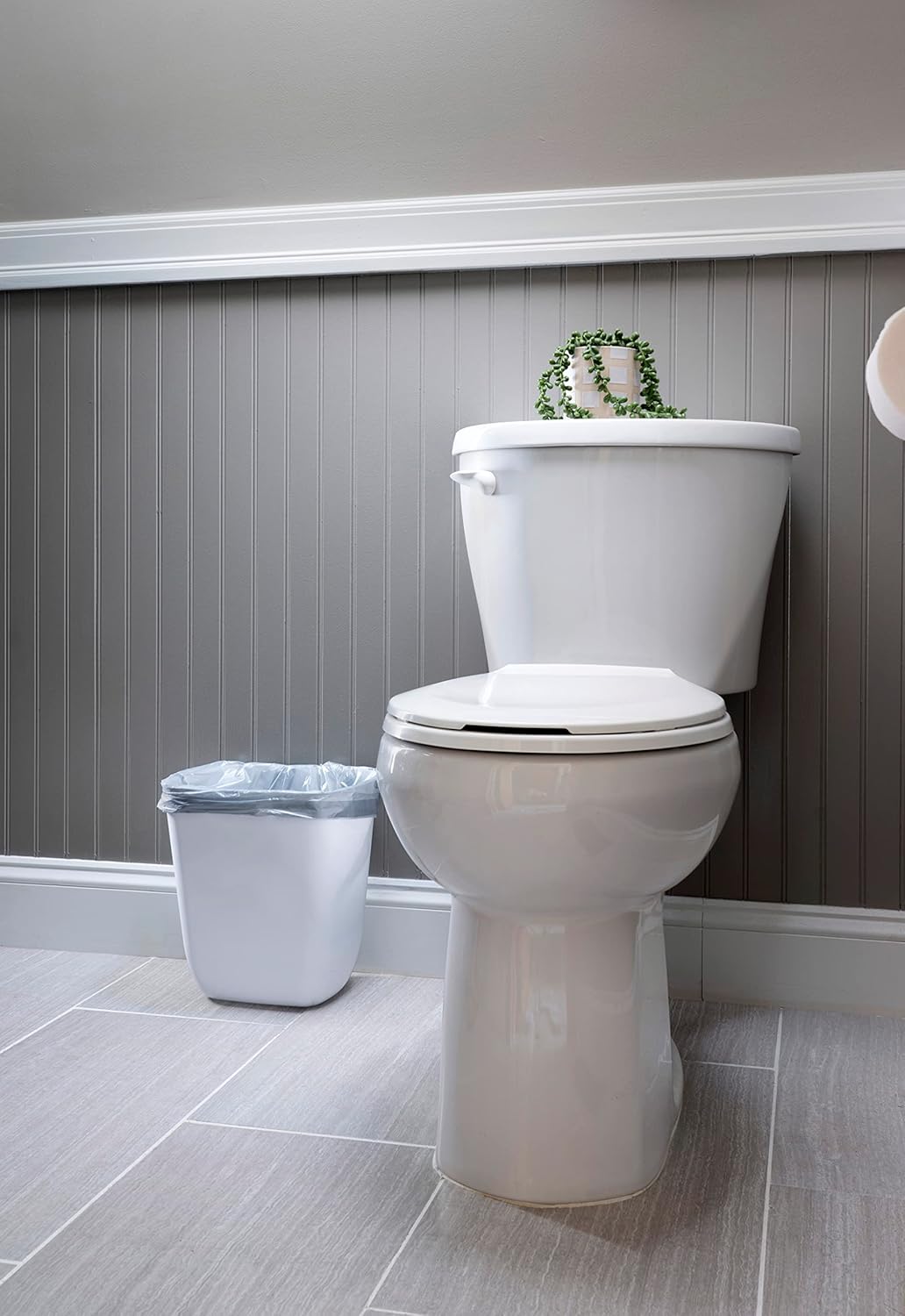 Small Trash Bags - 4 Gallon, 200 Bags (1 Pack of 200 Count), Drawstring - Silver Bag in Simply Clean Scent with Microban